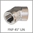 SS5505 - Female NPT x Female NPT 45 Degree Stainless Steel Elbow Union