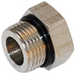 SS6408-O - Male O-Ring Boss (ORB) Stainless Steel Hex Head Plug